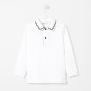Belle enfants <span class=keywords><strong>polo</strong></span> t chemises enfants des vêtements à manches longues bébé garçon T-shirts automne casual chaud filles - Product Image 1