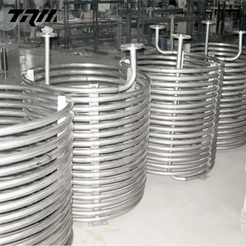 Gr2 티타늄 나선형 Pipe/티타늄 냉각 Coil 대 한 내식성 Industry Use