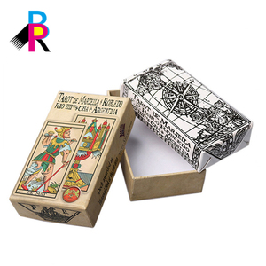 <span class=keywords><strong>Libro</strong></span> <span class=keywords><strong>de</strong></span> guía <span class=keywords><strong>de</strong></span> cartas <span class=keywords><strong>de</strong></span> Tarot laminado a granel con impresión a todo color personalizable, borde dorado con logotipo personalizado con caja <span class=keywords><strong>de</strong></span> cartón, papel <span class=keywords><strong>de</strong></span> plástico - Product Image 4