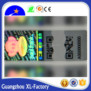 Làm cho giá rẻ tùy chỉnh 3D Hologram Làm xáo trộn bằng chứng tuần tự mã QR Sticker temper Hologram nối tiếp nhãn Số serial nhãn dán mã vạch - Product Image 6