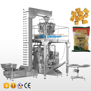 Máquina de embalaje de pesaje de cubos Jaggery de 500g - Product Image 1