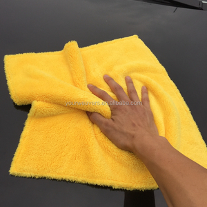 Buena calidad 70 poliéster 30 poliamida Extra absorbente sin bordes coche detalle toalla paño de microfibra para lavado automático pulido - Product Image 6