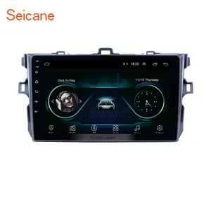 Reproductor de DVD para coche con sistema de entretenimiento de vídeo Android 11,0 de 9 pulgadas para Toyota Corolla 2006-2012 navegación GPS WIFI