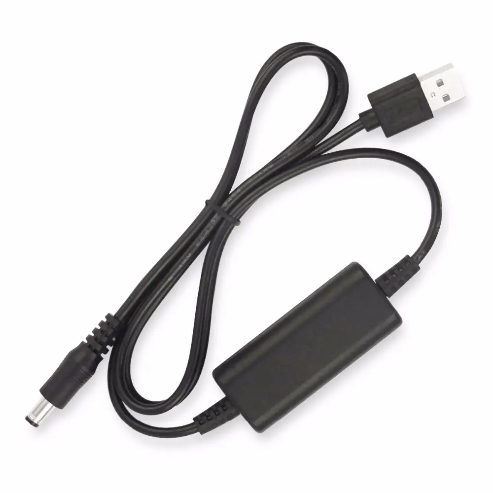 1.5m Usb صباحا إلى العاصمة 5.5*2.1 5v تصل إلى 9v 12v خطوة متابعة dc/dc دفعة محول كابل