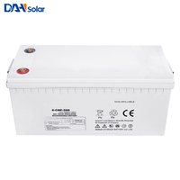 Batterie solaire 12v, 200ah, 250ah, Type AGM, sans entretien