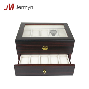 Mejor calidad de madera laca acabado de lujo al por mayor de encargo caja del reloj - Product Image 6