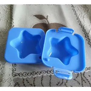 Plastic Star and Heart Shape Boiled Egg Tray Mold Sushi Rice Mold