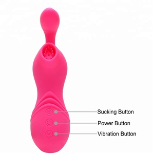 Clit Sucker Vibratore Pompino Lingua Vibrante Capezzolo per le Donne il Sesso Orale Succhiare Leccare Clitoride Stimolatore - Product Image 3
