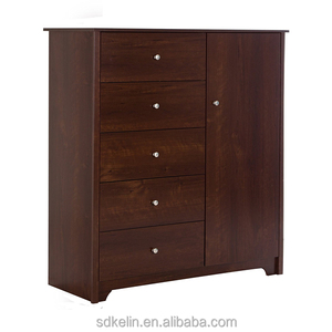 Cómoda Moderna de Madera con 2 Puertas y 5 Cajones, Directo de Fábrica, a Precio Económico - Product Image 3