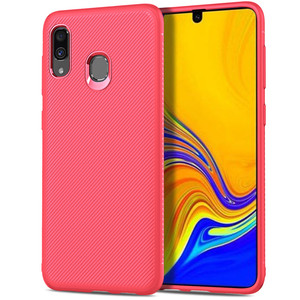Saiboro TPU Téléphone Portable Étui Brossé Rouge Couverture Arrière Pour <span class=keywords><strong>Samsung</strong></span> Galaxy <span class=keywords><strong>A40</strong></span> <span class=keywords><strong>Housse</strong></span> - Product Image 1