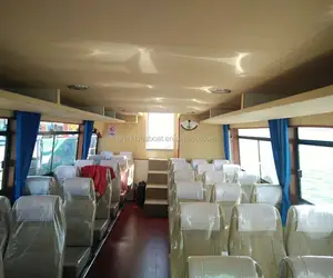 Bonne qualité 45 sièges en fibre de verre Inboard Passenger Ferry Crew Boat à vendre