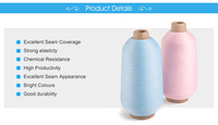 Fil monofilament en nylon DTY pour la couture, fil élastique en nylon texturé 100D 2, fil en nylon à haute élasticité