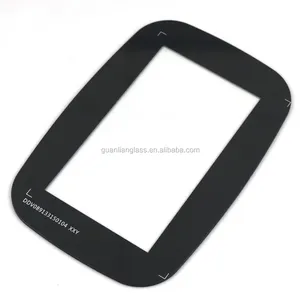 Printed Tempered Glass 1.1mm Polish Edge Black Print Touch Screen Controller Display Tempered Glass