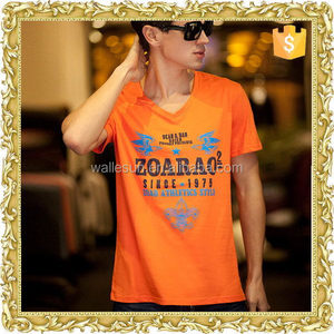 Más vendido impresión CVC la camiseta de cuello <span class=keywords><strong>grande</strong></span> - Product Image 2