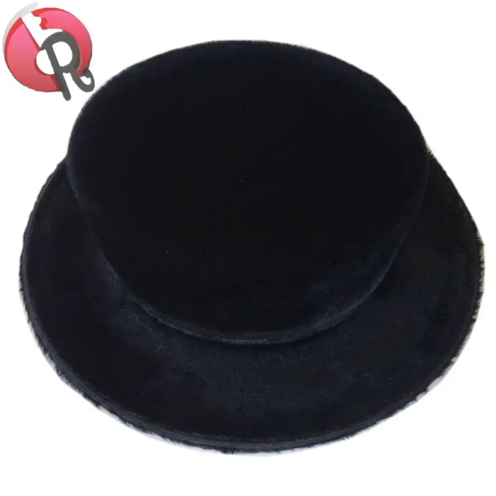 Retro Người Lớn Tóc Dài Chải Lông Thỏ Cảm Thấy Borsalino Do Thái Hat Fedora Hat Cho Mặc Và Bộ Sưu Tập