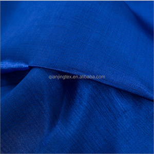 Tissu en satin <span class=keywords><strong>Shantung</strong></span> Slub brillant 100% polyester de haute qualité pour robes de mode et rideaux pour vêtements pour filles - Product Image 4