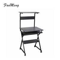 Table d'ordinateur en contreplaqué, design et pour laboratoire informatique