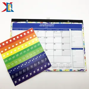 Benutzer definierter Abreiß papier druck Täglicher Monats planer Desk Pad Wandkalender