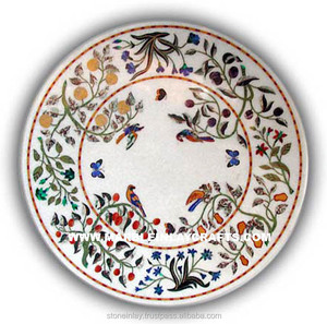 Decorative Marble <b>Table</b> Inlay Top - Product Image 1