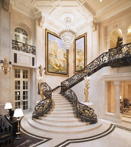 Marche intérieure en pierre de marbre naturelle, design d'<span class=keywords><strong>escalier</strong></span>, livraison gratuite - Product Image 4