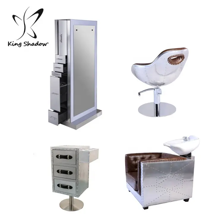 Hairdressing supplies salon equipment and furniture package salon mirror station