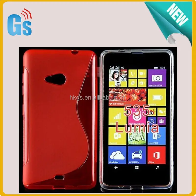 Online Shopping India S Line TPU For Microsoft Lumia 535 Back Cover Case For Nokia Lumia 535 1090