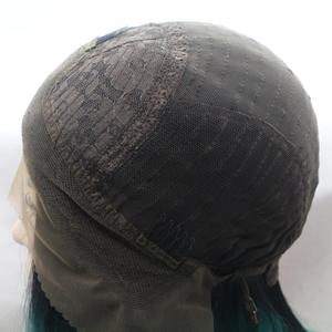 LINDAL 13x3 24 "ricciolente nero di lusso da donna naturale di alta qualità fibra per <span class=keywords><strong>capelli</strong></span> a buon mercato merletto lunga sintetica parrucca ondulata - Product Image 5