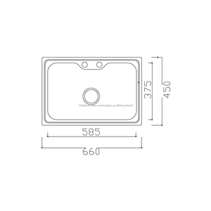 635A <span class=keywords><strong>Lavello</strong></span> da <span class=keywords><strong>cucina</strong></span> industriale in acciaio inox con <span class=keywords><strong>vaschetta</strong></span> singola, lavelli da <span class=keywords><strong>cucina</strong></span> economici - Product Image 2