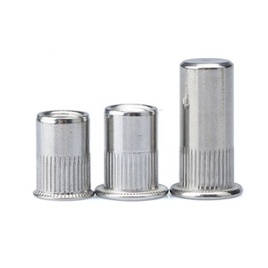 A2 A4 Stainless Steel Thread Insert Flat Head Round Body Close End Blind <strong>Rivet</strong> <strong>Nut</strong> - Product Image 5