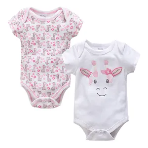 Großhandel baby kleidung mädchen 6 monate-Bio-Baumwolle Simple Style 3 Monate Baby Girl Kleidung 6 Monate Baby Girl Kleidung