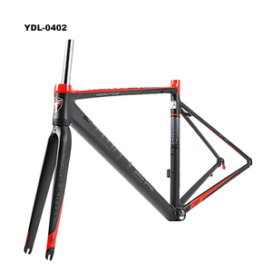 <span class=keywords><strong>Cadre</strong></span> de <span class=keywords><strong>vélo</strong></span> de <span class=keywords><strong>route</strong></span> en <span class=keywords><strong>aluminium</strong></span> Anti-10,2 pouces, fourche en carbone, vente en gros - Product Image 3