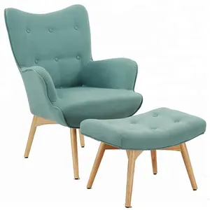 도매 거실 의자 의자, 현대 안락 Fauteil 악센트 의자, 패브릭 의자 윙백 의자 세트