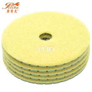 4 Inch Diamond Polishing Pad Kering Basah untuk Granit Marmer Lantai - Product Image 5