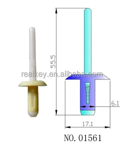 Plastic Rivets Blind Rivet NYLON PA66