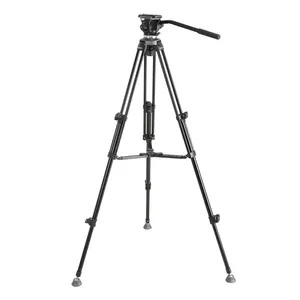 E-IMAGE EK610 65mm Bowl 2023 Top Pro Best Cheap Budget Lightweight Camera Video Tripod For Dslr