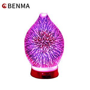 Famille-amical à ultrasons 3d en verre diffuseur d'huile, arôme à ultrasons <span class=keywords><strong>2018</strong></span> - Product Image 1