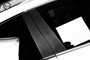 KM cho Macan 2014-2018 năm sợi carbon Trung Trụ Cột Trim cửa sổ trang trí khuôn trim - Product Image 6