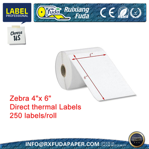 Zebra 4 "x 6" Direct Thermal Labels Etiketten/Rolle - Product Image 2
