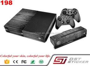 Pegatina de vinilo de grano de madera para consola <span class=keywords><strong>XBOX</strong></span> <span class=keywords><strong>One</strong></span> de Microsoft, de alta calidad, 2 pegatinas de controlador - Product Image 3