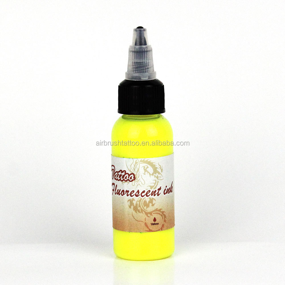 Флуоресцентные чернила для татуировки-могут светиться по цвету