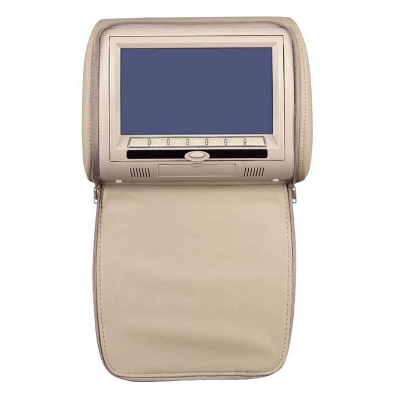 7-дюймовый автомобильный dvd-плеер для подголовника для контроля уровня сахара в крови с пультом дистанционного управления цифровой экран