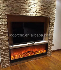 <span class=keywords><strong>Chimenea</strong></span> eléctrica con Control remoto de 1500W con pantalla LED, acero inoxidable calentado, empotrada, 1500mm para uso en interiores, enchufe AU de EE. UU. - Product Image 4