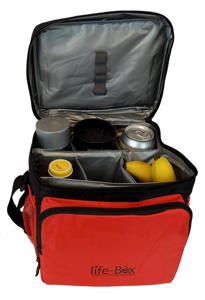 Caliente mejor venta personalizadas picnic acampar al aire libre aislado bolso más fresco rojo para latas <span class=keywords><strong>de</strong></span> cerveza - Product Image 4