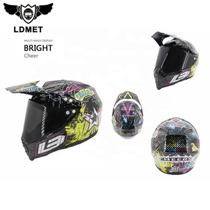 Proveedor de oro de punto certificación CE de la motocicleta niños motocross casco - Product Image 6