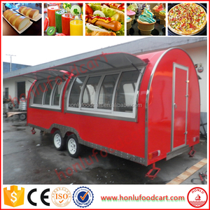 Fácil de operar <span class=keywords><strong>en</strong></span> movimiento cocina cesta grande espacio de camiones de comida remolque móvil de alimentos - Product Image 6
