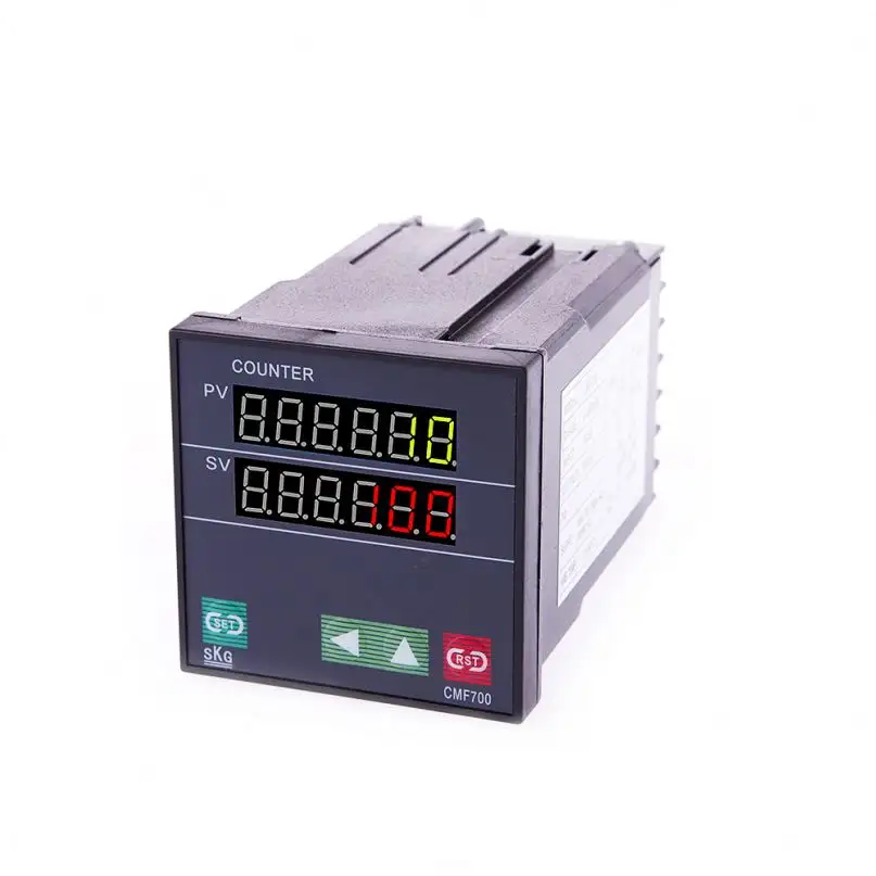 SKG CMF700 الإلكترونية 6 8 أرقام الرقمية عداد لكمة الصناعية عداد آلة بيع
