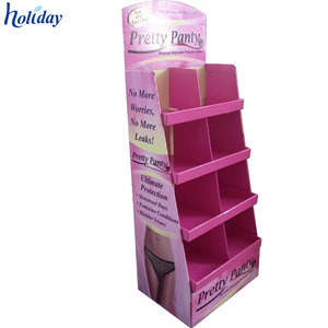 TOP Quality Vendita Calda Cartone Promozionale Donna Abbigliamento Display Cremagliera - Product Image 2