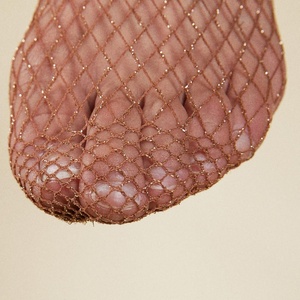Collants de pêche en <span class=keywords><strong>filet</strong></span> pour femme, ajustés, <span class=keywords><strong>sexy</strong></span>, personnalisés, de qualité supérieure, couleur or flash - Product Image 4