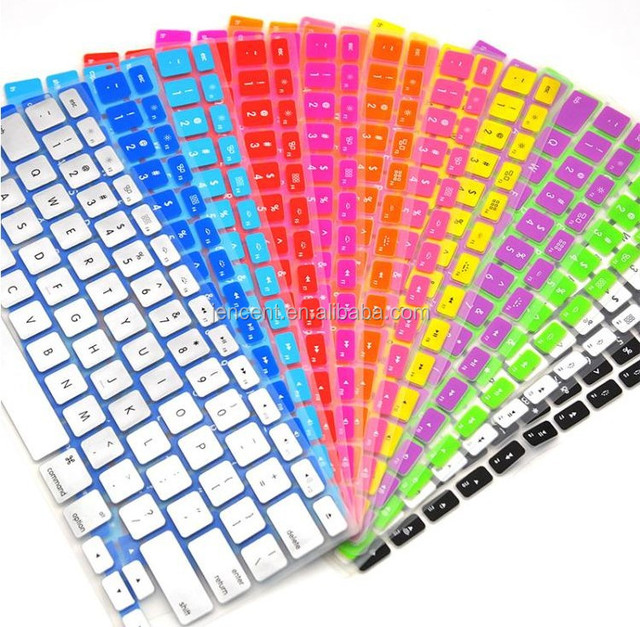 Silicone Waterproof Laptop Keyboard case Dust Cover Protective Film for apple Macbook air 2020 Pro 11 13 15 Inch Keyboard Cover