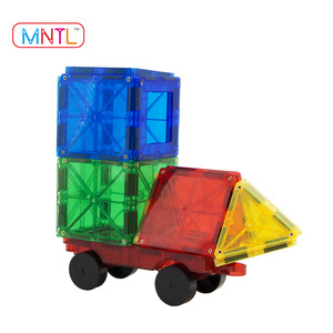magnético construcción azulejos conjunto coche juguetes para niños perfecto compatible con <span class=keywords><strong>playmags</strong></span> baldosas magnética - Product Image 2